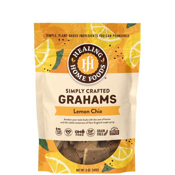 Simply Crafted Lemon Chia Grahams - Healing Home Foods