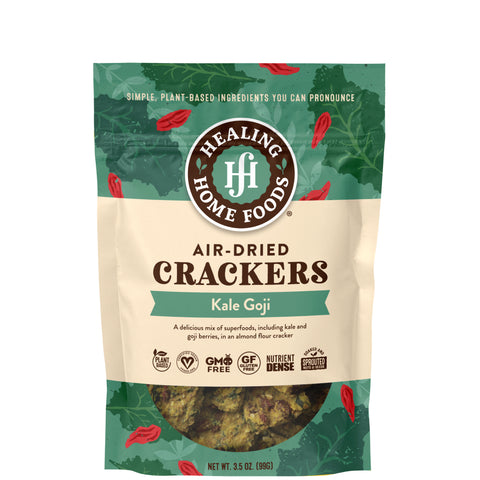 Air-Dried Kale Goji Crackers