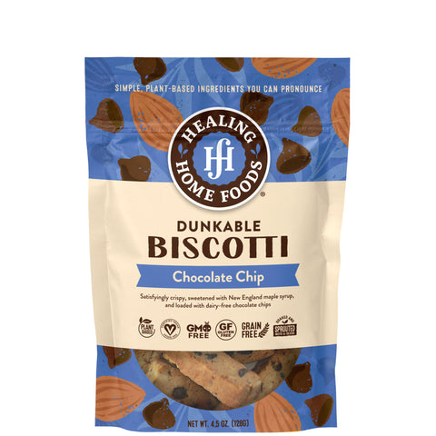 Dunkable Chocolate Chip Biscotti