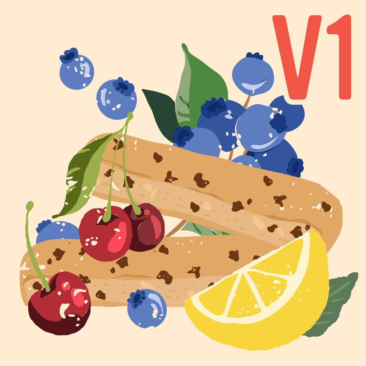 Food Lab - Berries & Lemon Biscotti - Version 1