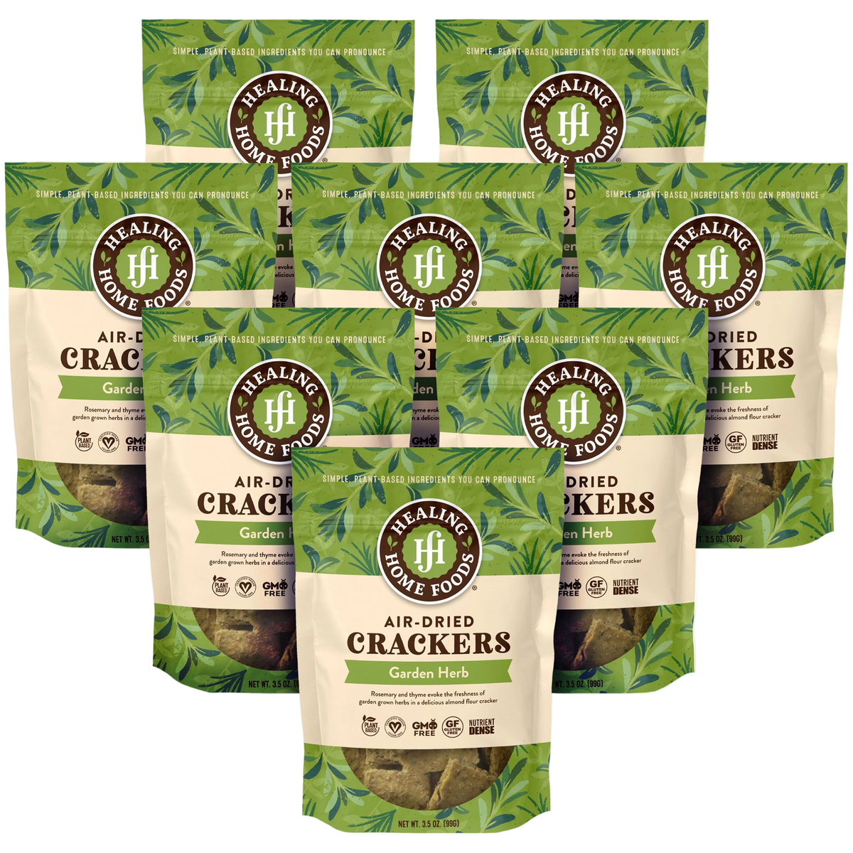 Garden Herb Crackers - Case of 8