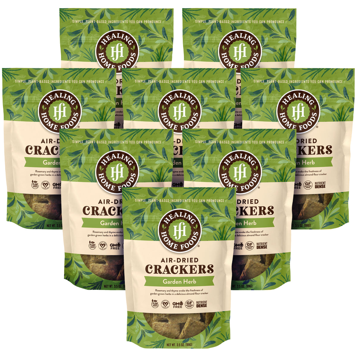 Garden Herb Crackers - Case of 8