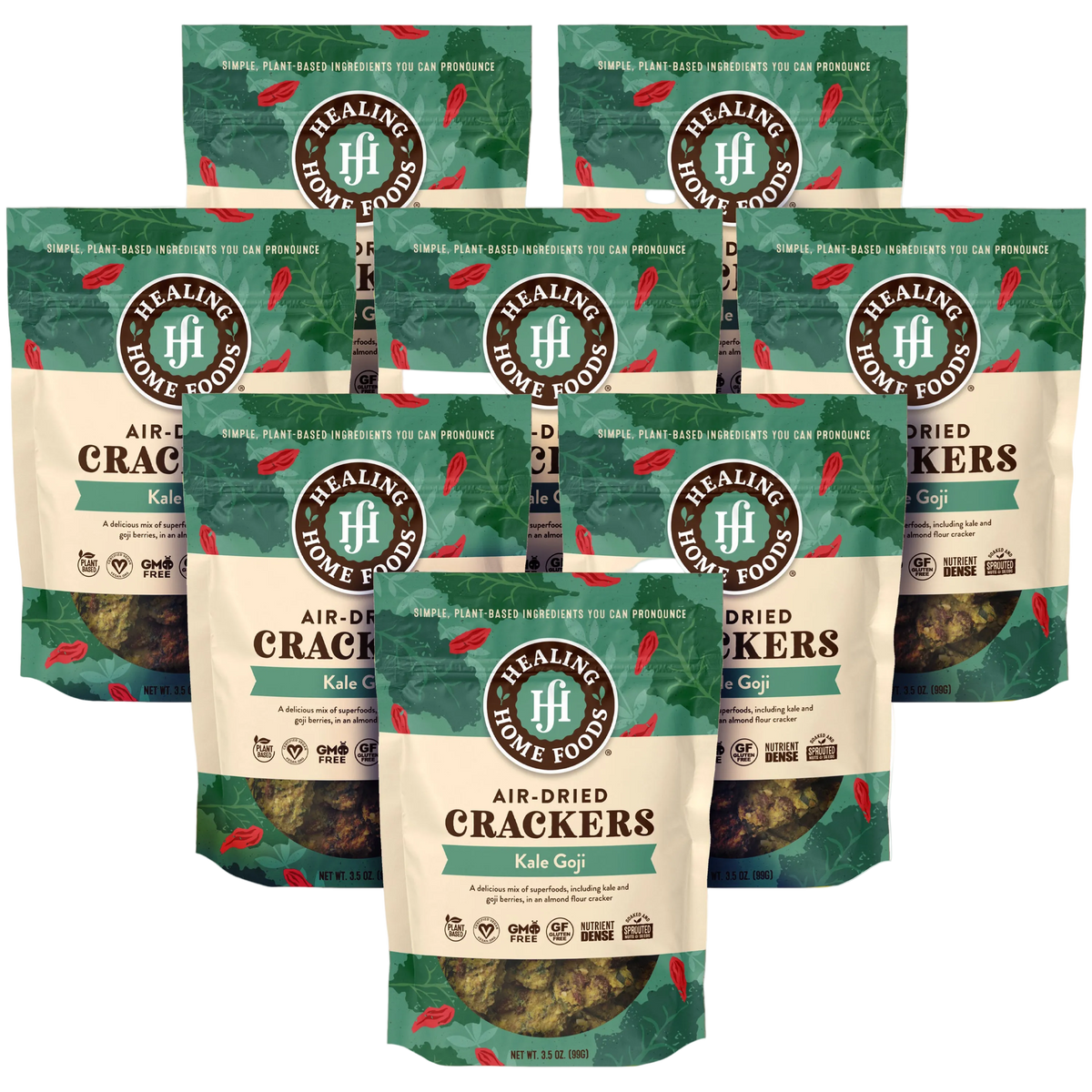Kale Goji Crackers - Case of 8