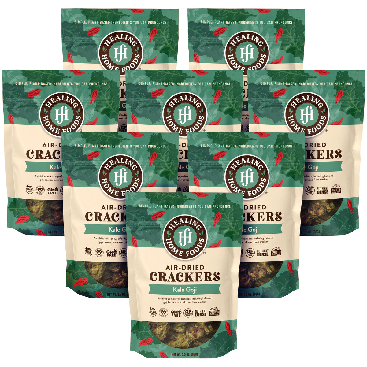 Kale Goji Crackers - Case of 8