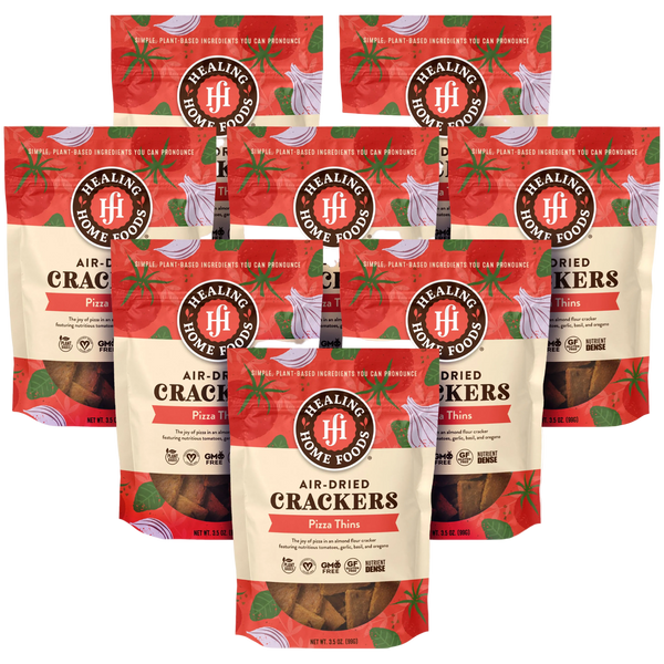 Pizza Thins Crackers - Case of 8 - Healing Home Foods
