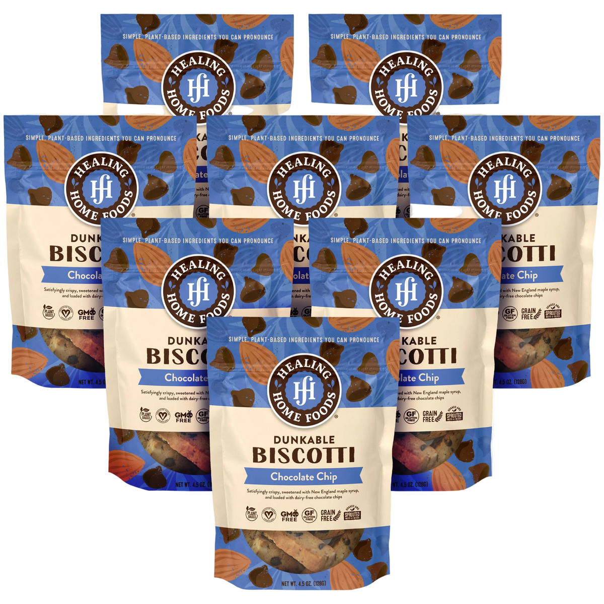 Chocolate Chip Biscotti - Case of 8