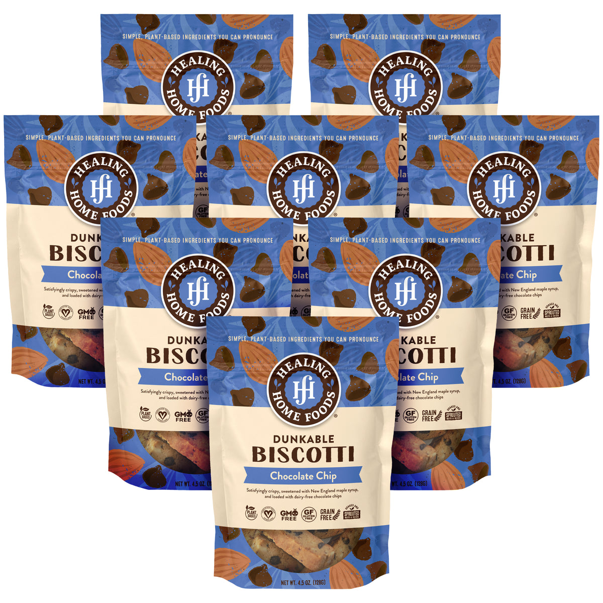 Chocolate Chip Biscotti - Case of 8