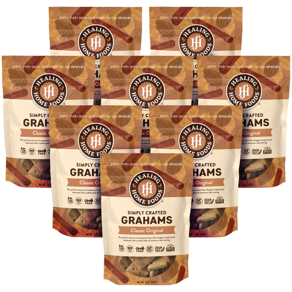 Baked Classic Grahams - Case of 8 - Healing Home Foods