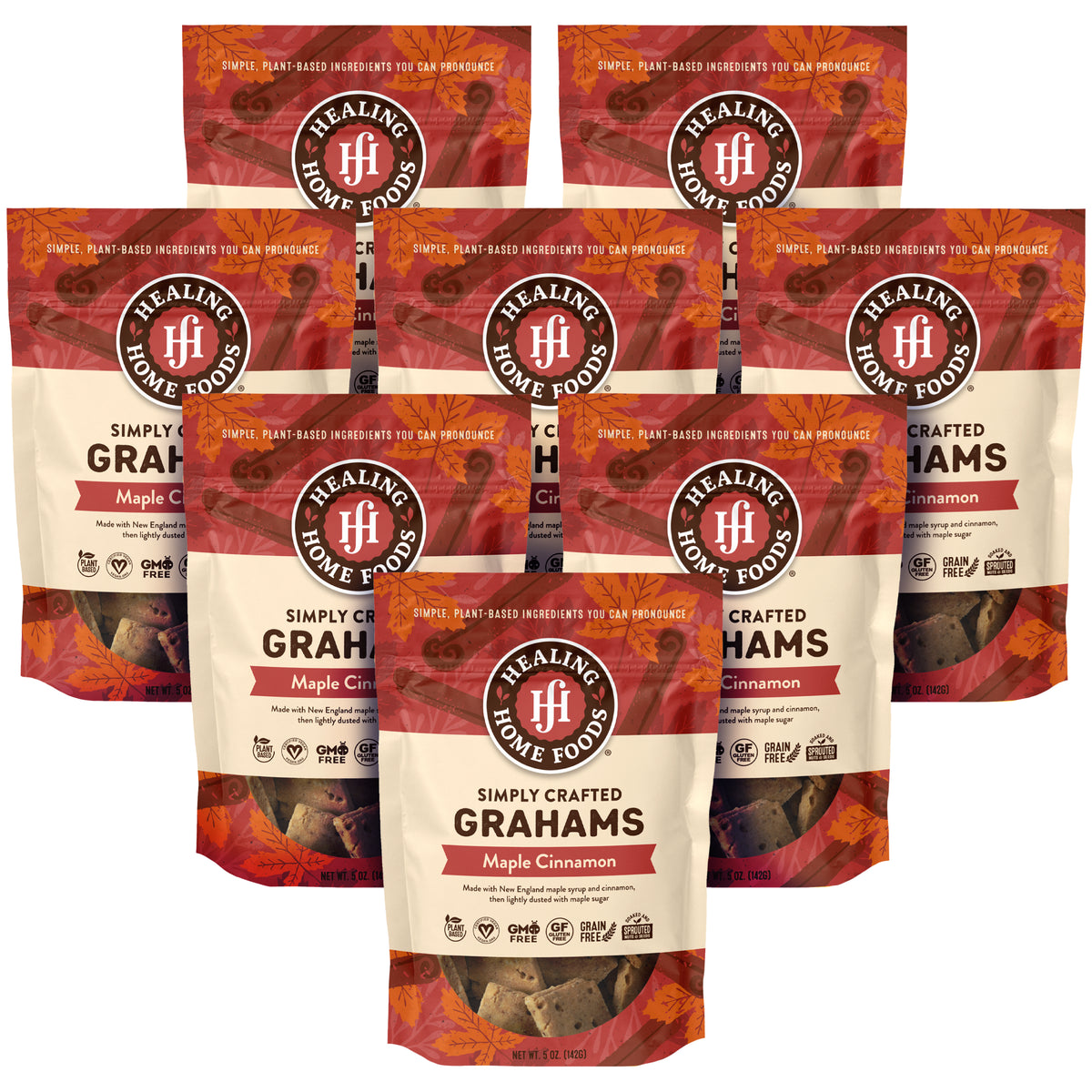 Baked Maple Cinnamon Grahams - Case of 8