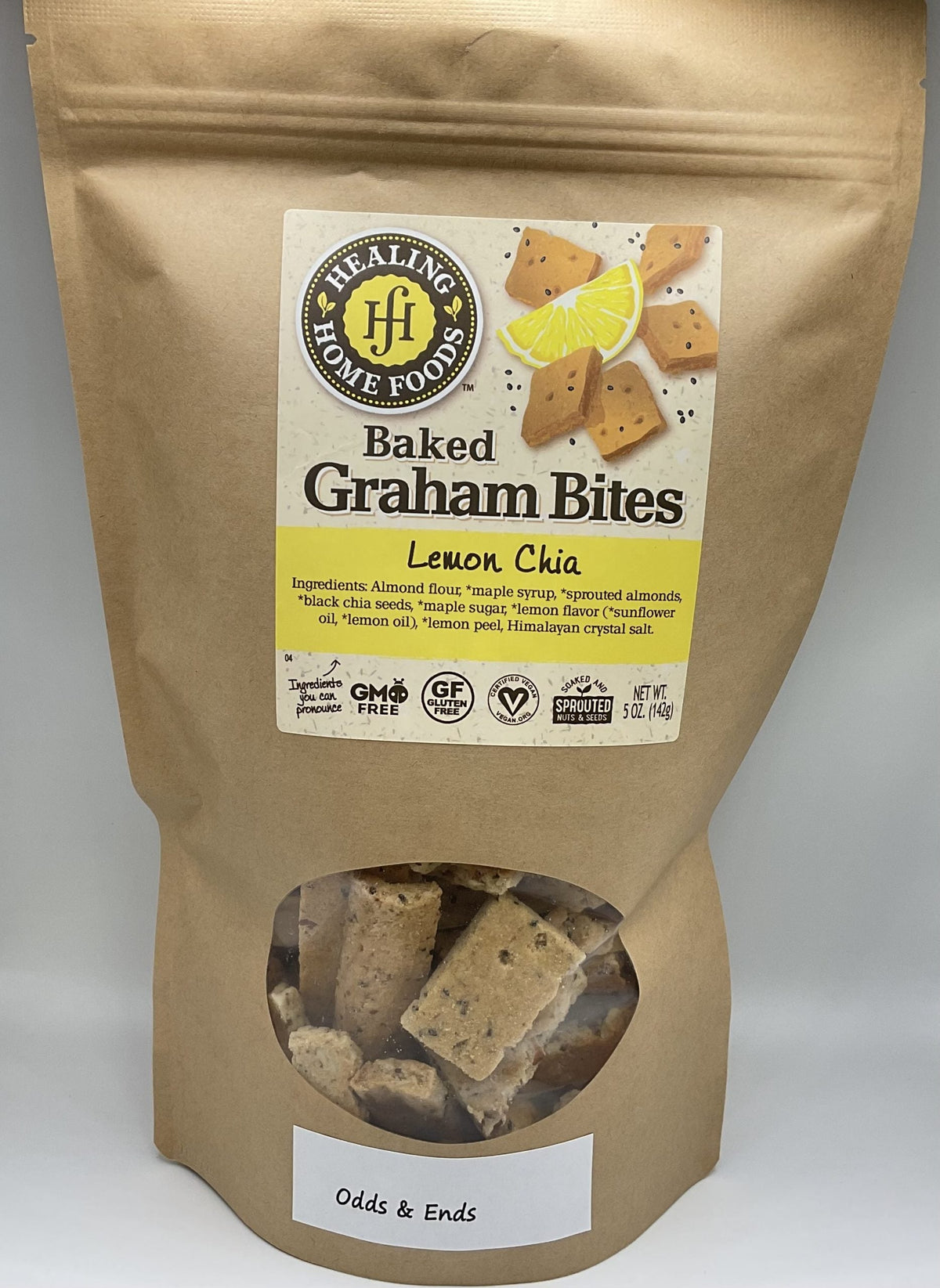 Odds &amp; Ends ~ Lemon Chia Graham Bites