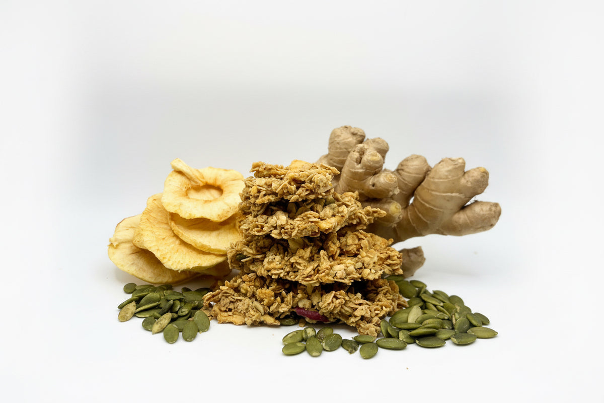 Peanut Apple Ginger Granola ~ Test Batch # 1