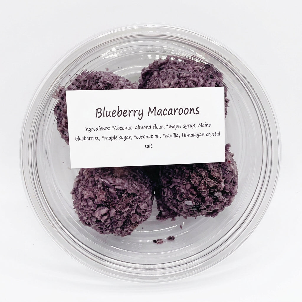 Blueberry Macaroons