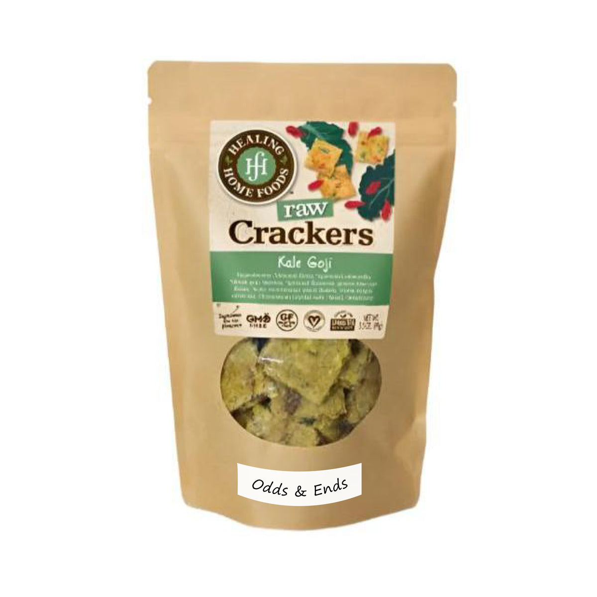 Odds &amp; Ends ~  Kale Goji Crackers