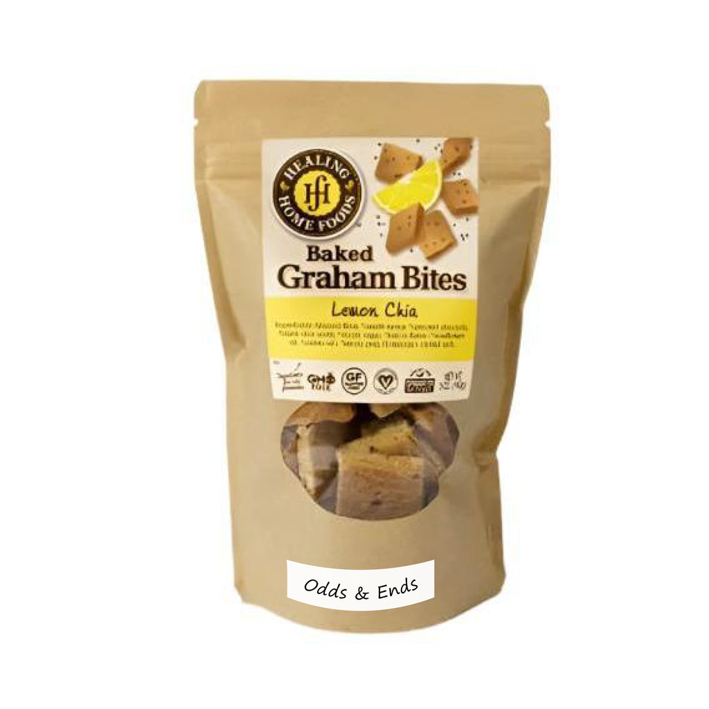 Odds & Ends ~ Lemon Chia Graham Bites - Healing Home Foods